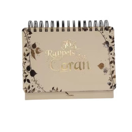 365 rappels du Coran - Calendrier chevalet beige - Editions Sana