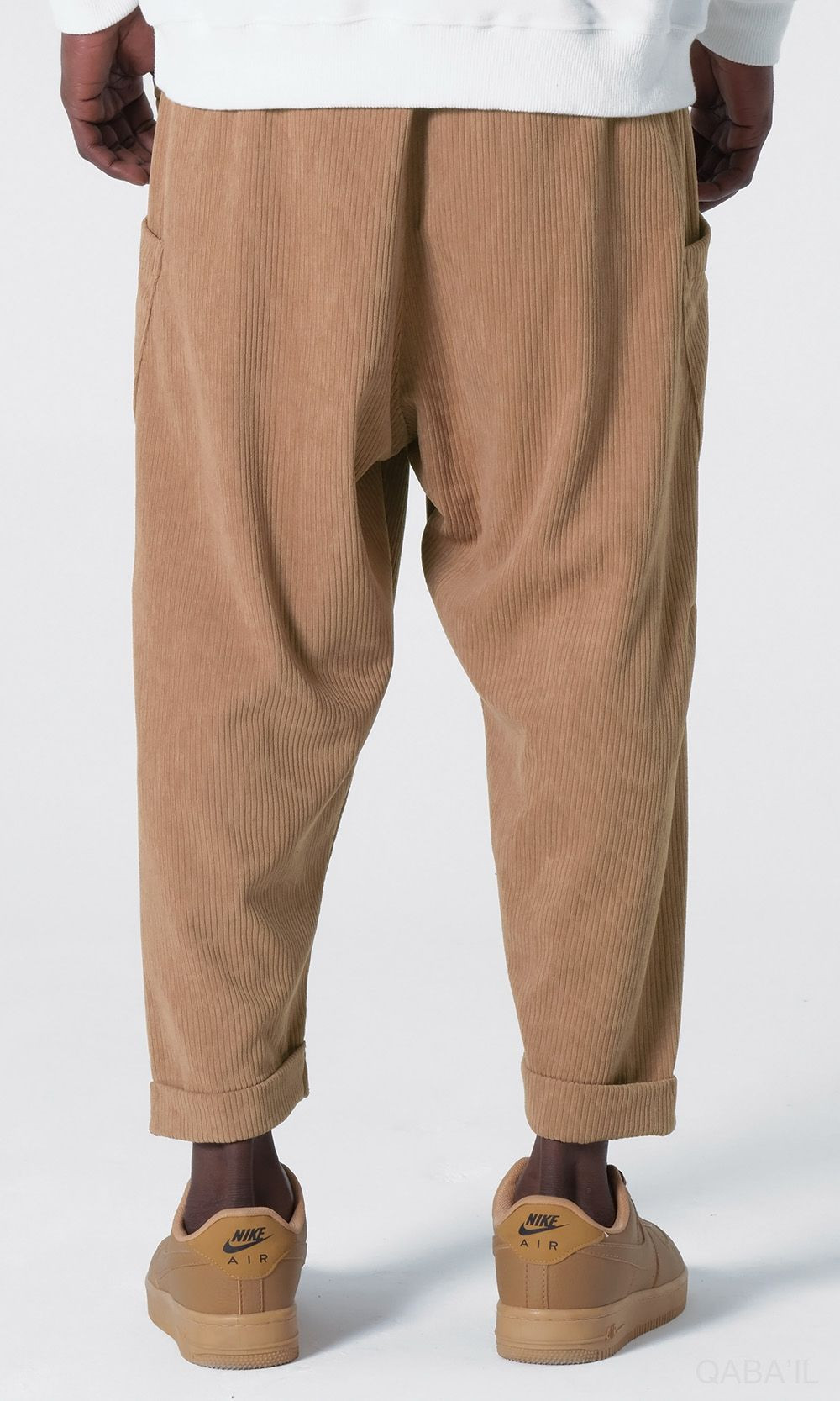 Sarouel Design Kadife 9100 - camel - Qabail
