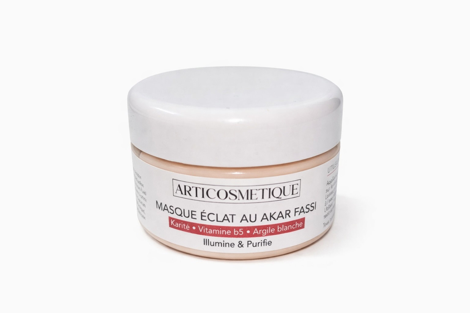 Masque nila à l'huile d'argan bio et argile blanche | Arti'cosmétique