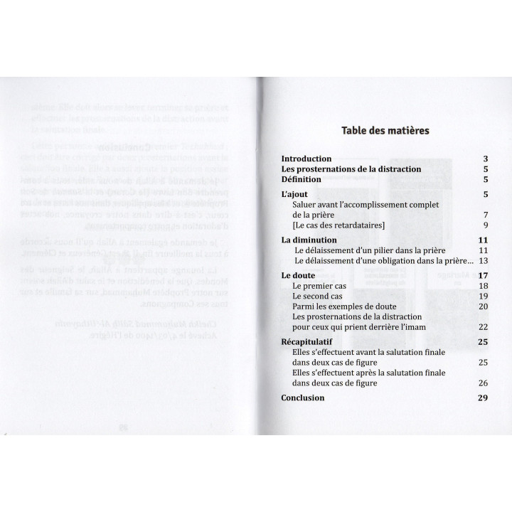 Les prosternations de la distraction 