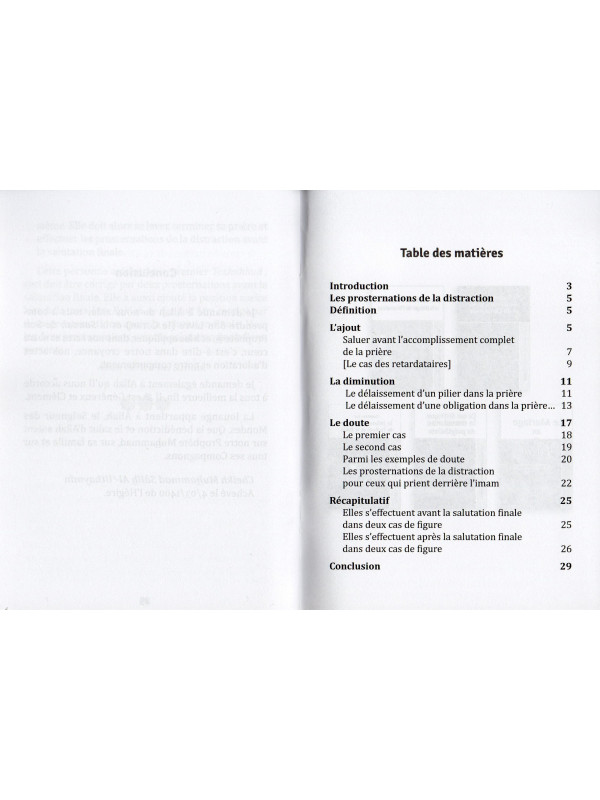 Les prosternations de la distraction 