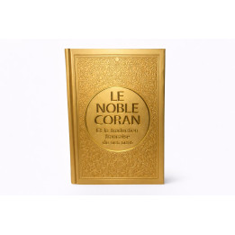 Le Noble Coran arabe français - doré