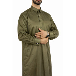 Qamis Qatari kaki