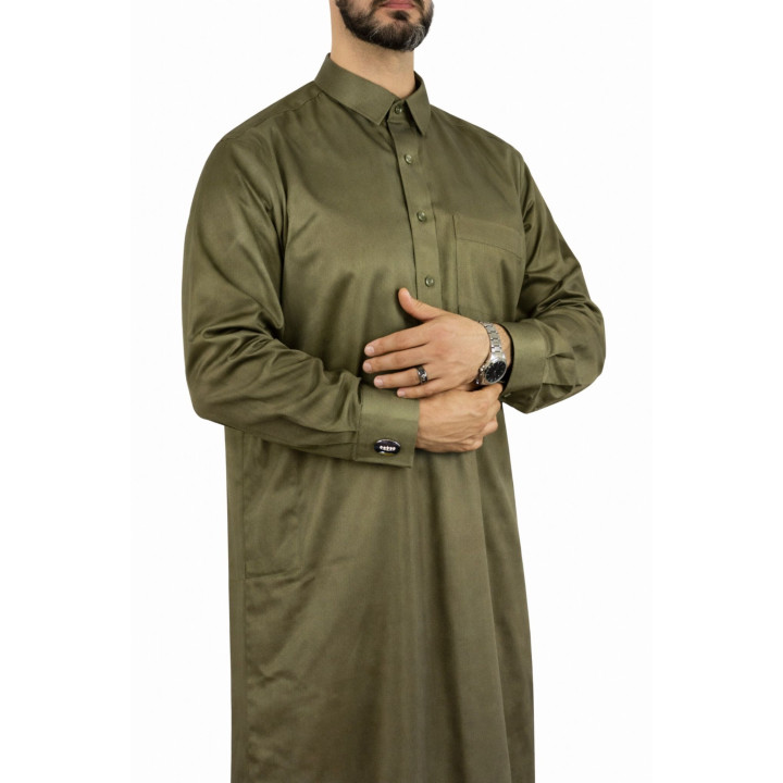 Qamis Qatari kaki