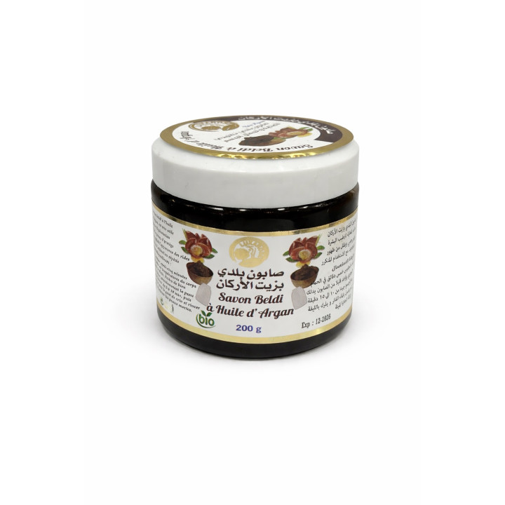 Savon noir à l'huile d'argan - savon beldi