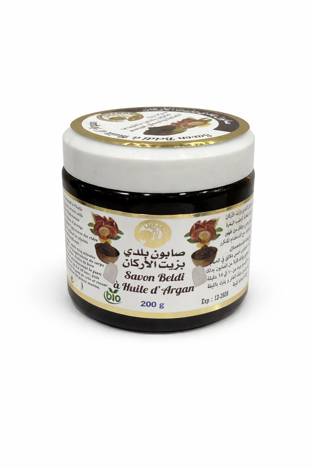 Savon noir à l'huile d'argan - savon beldi