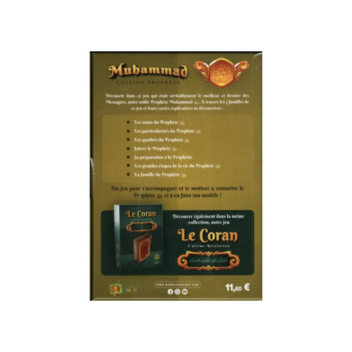 Jeu des 7 familles : Muhammad l'ultime Prophète - Madrass'Animée