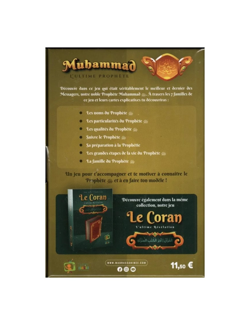 Jeu des 7 familles : Muhammad l'ultime Prophète - Madrass'Animée