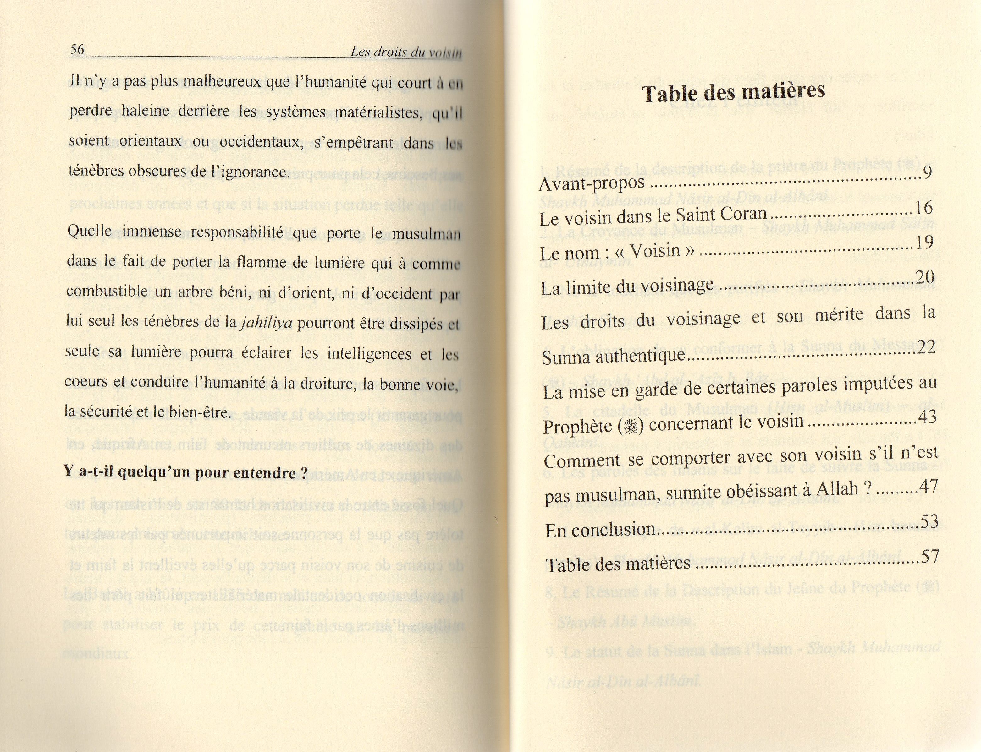 Les Droits du Voisin