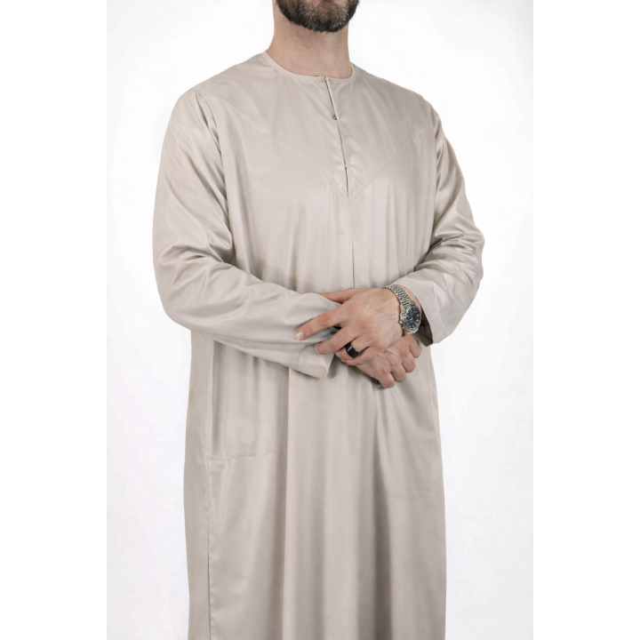 Qamis Emirati - Precious - Bleu roi - Custom Qamis