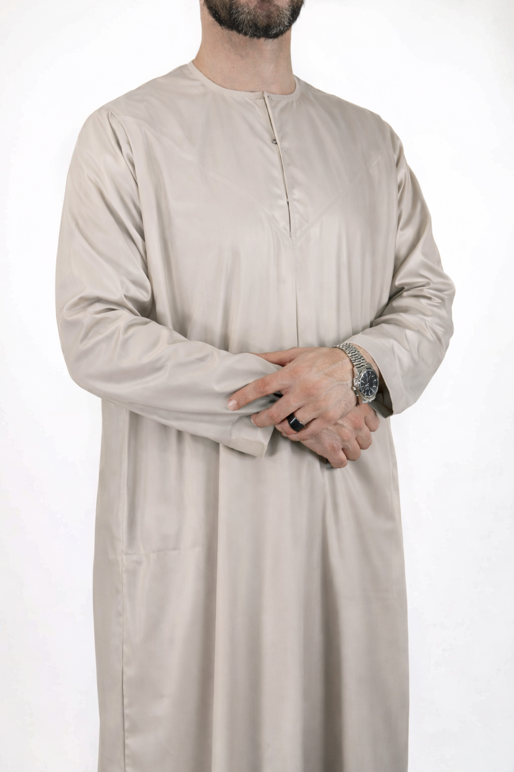 Qamis Emirati - Precious - Bleu roi - Custom Qamis