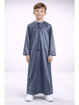 Qamis emirati enfant satiné...