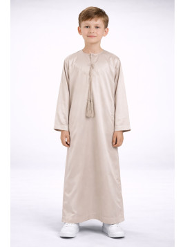 Qamis emirati enfant satiné...
