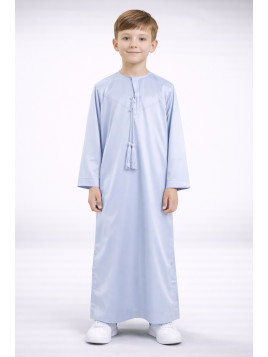Qamis emirati enfant satiné...