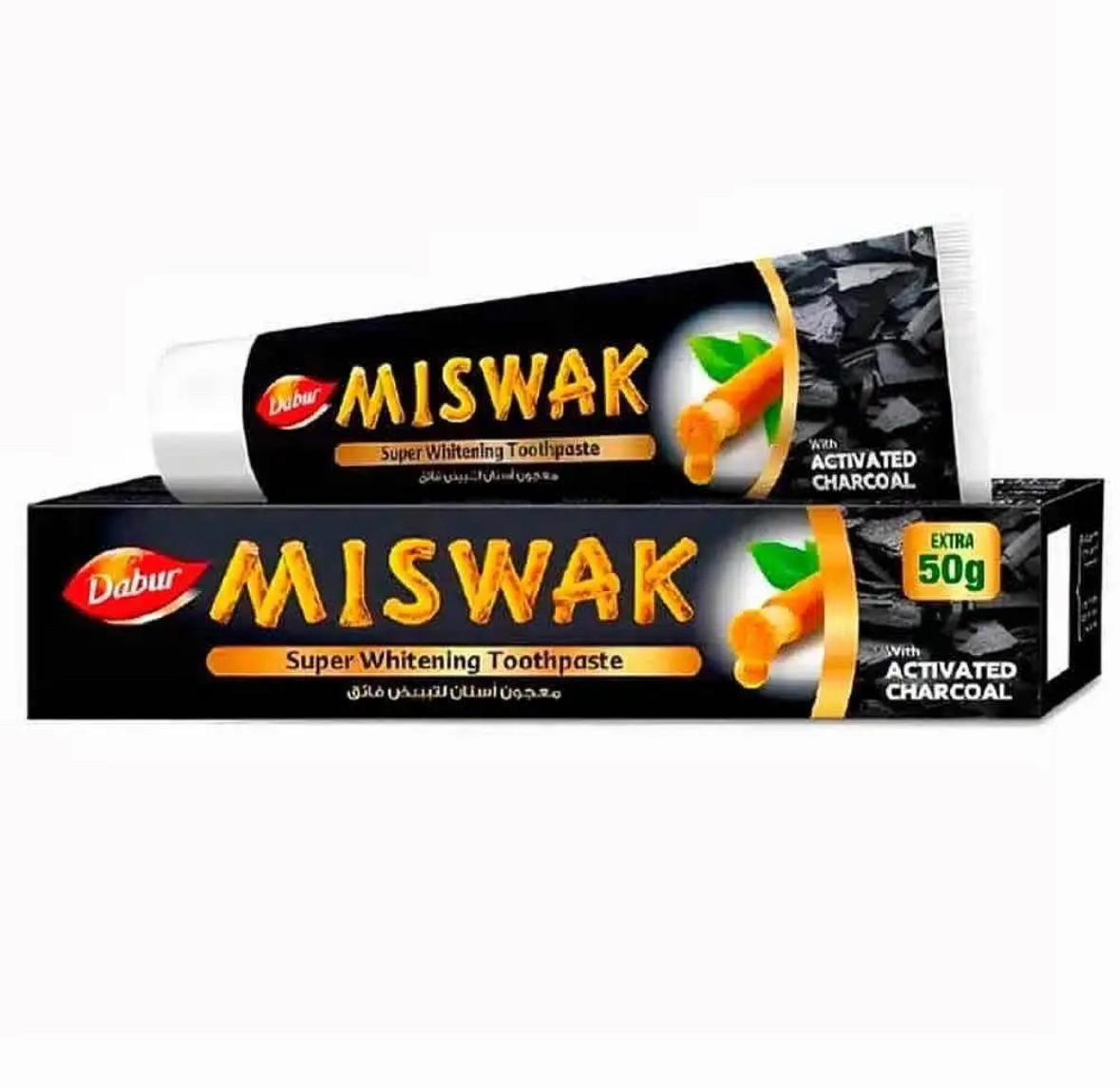 Dentifrice Miswak Charbon - 75g - Dabur
