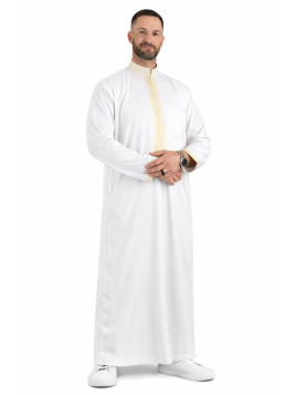 Qamis sultan avec broderie...