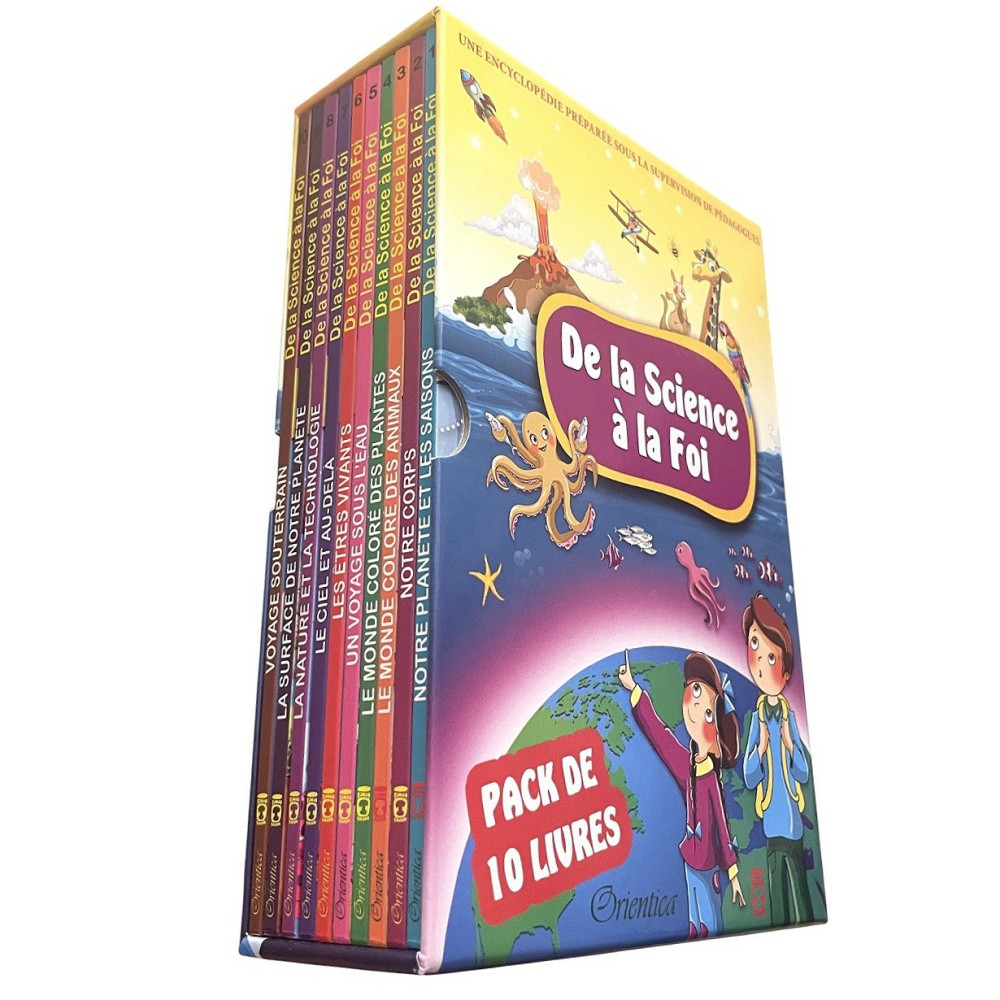 Pack de 10 livres pour les enfants : découvrir Allah à travers Sa création - Orientica