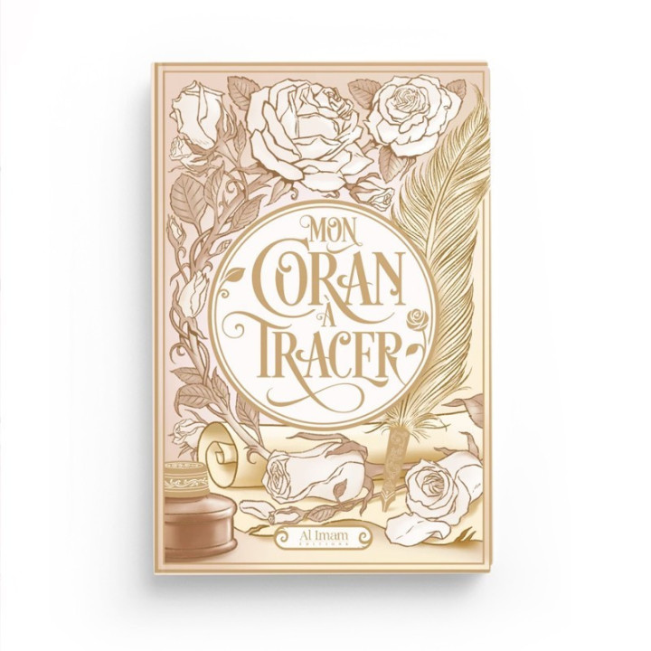 Mon Coran à tracer beige | Couverture dorée | Al Imam