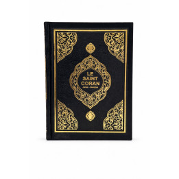 Le Saint Coran arabe/français - Noir doré