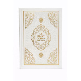 Le Saint Coran arabe/français - Blanc doré