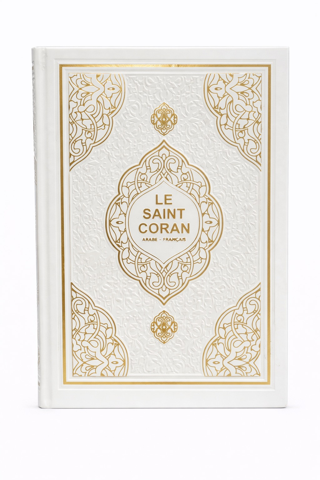 Le Saint Coran arabe/français - Blanc doré