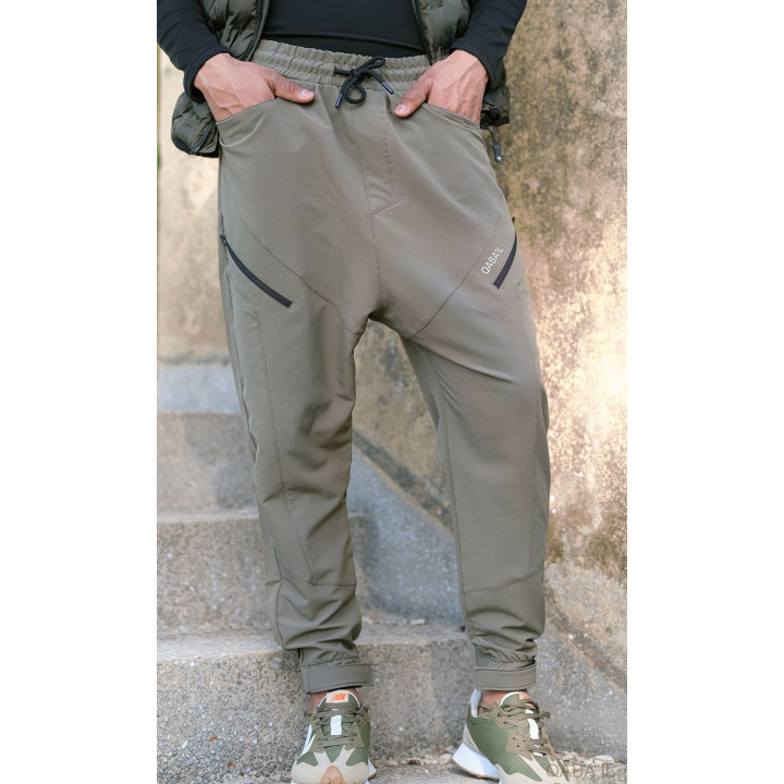 Qamis Long Eminence - Noir broderie Doré - Qabail