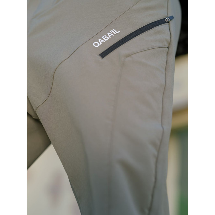 Qamis Long Eminence - Noir broderie Doré - Qabail