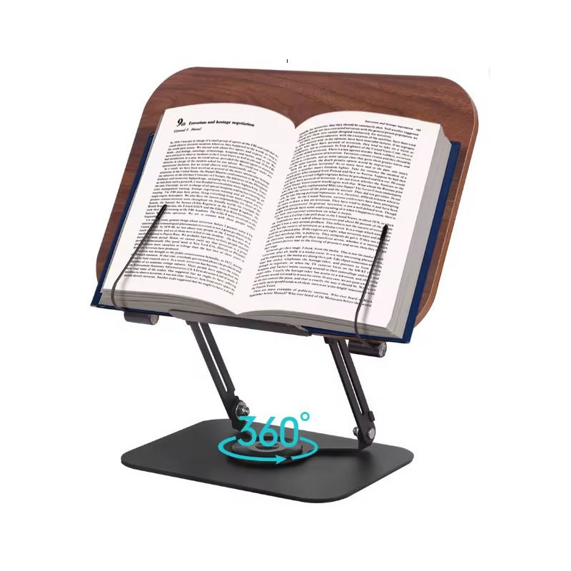 Pupitre porte Coran réglable – Support de lecture rotatif 360° Ergonomique