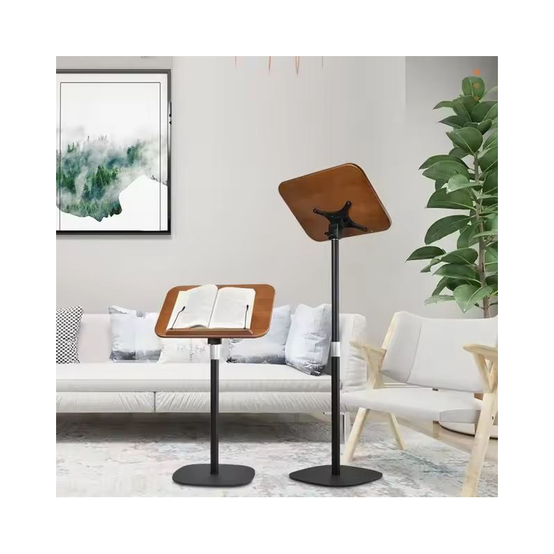 pupitre sur pied porte Coran réglable et rotatif 360°