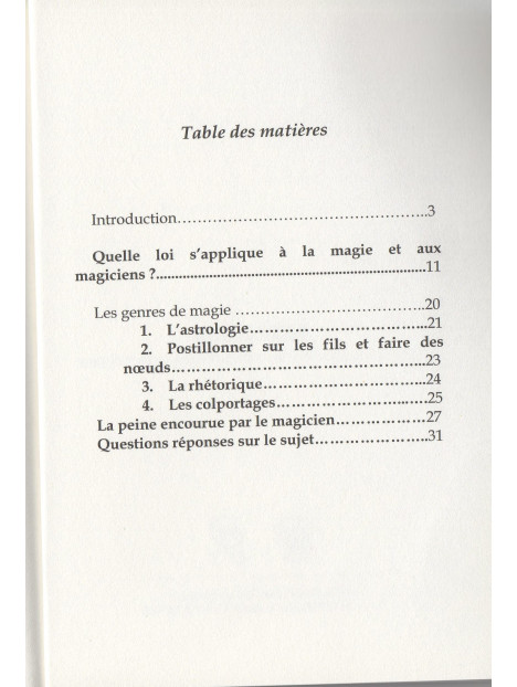 La magie et le charlatanisme