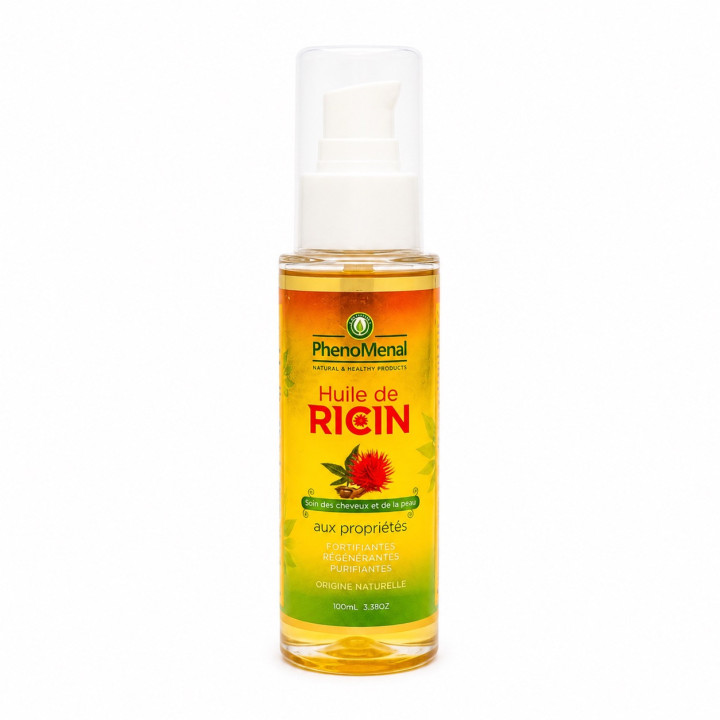 Huile de ricin 100% pure et naturelle - 100ml - Phénomenal