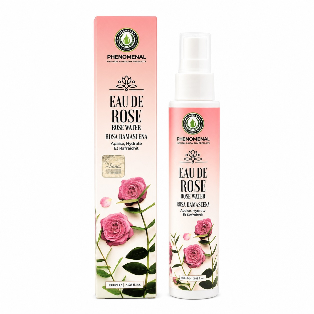 Eau de rose de Damas - 100ml - Phénomenal