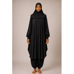 Burkini - jilbab de bain - noir - 2019