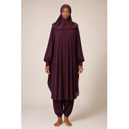 Burkini - jilbab de bain - bordeaux - 2019