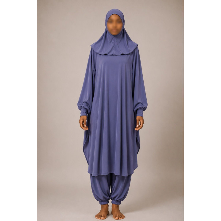 Burkini - jilbab de bain - violet- 2019
