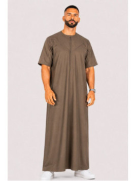 Qamis emirati coton manches...
