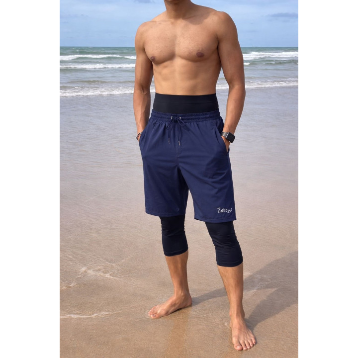 Sarouel de bain Zein - bleu marine