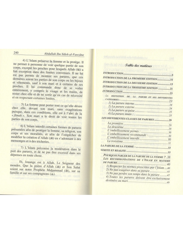 La parure de la Femme Musulmane