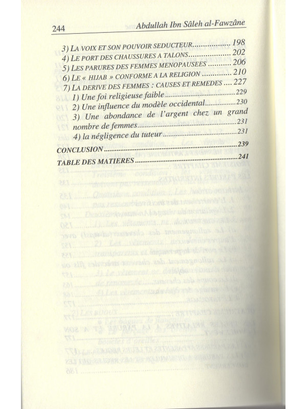 La parure de la Femme Musulmane