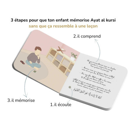 J'apprends Ayat Al-Kursi avec Ali - Livre sonore enfant Bébé Ali