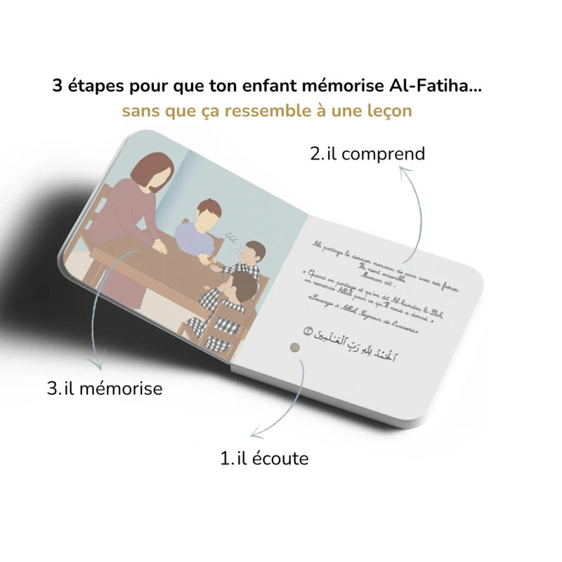 J'apprends Sourate Al-Fatiha avec Ali - Livre sonore enfant Bébé Ali