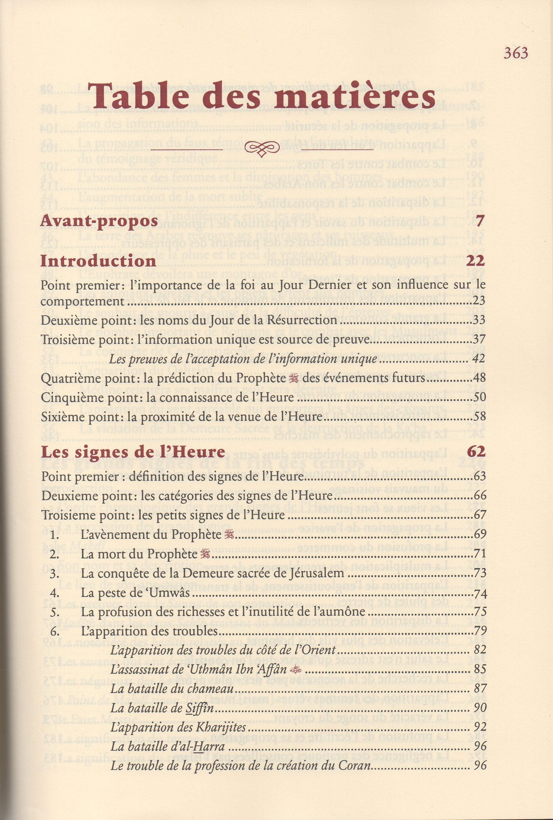 Les signes de la fin des temps