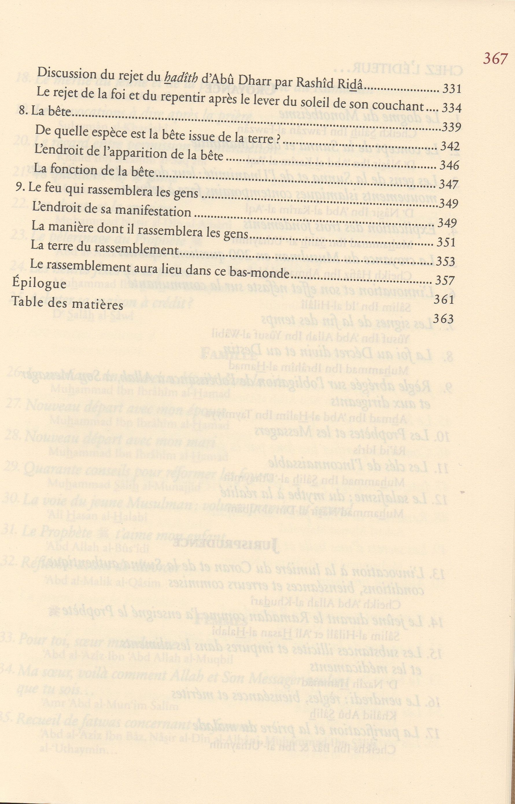 Les signes de la fin des temps