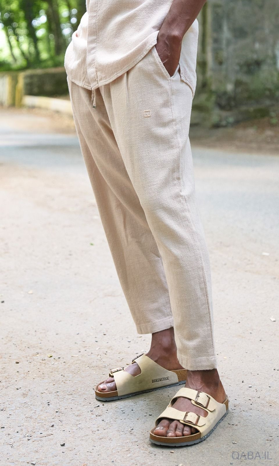 Sarouel Classik léger 9110 - beige - Qabail