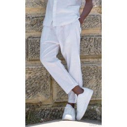 Sarouel Classik léger 9110 - blanc - Qabail
