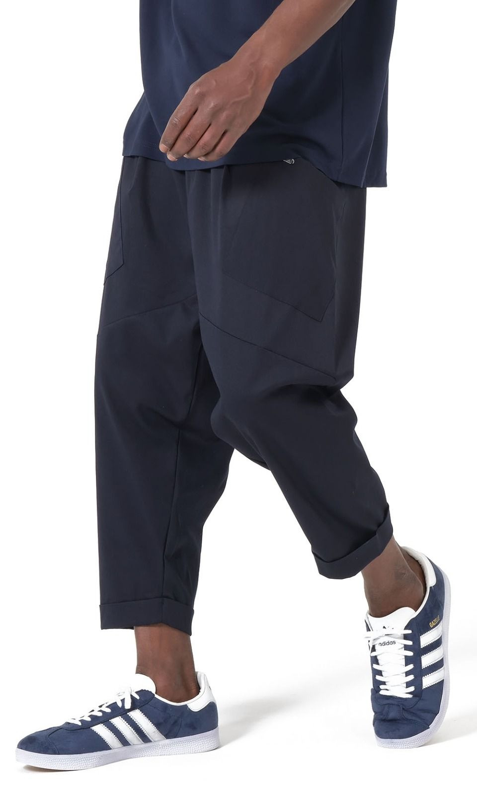 Sarouel Design QTS1012- bleu nuit - Qabail