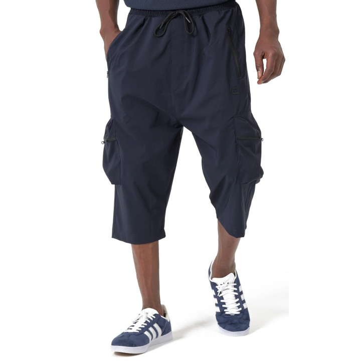 Sarouel Cargo court QTS2004 - bleu marine - Qabail