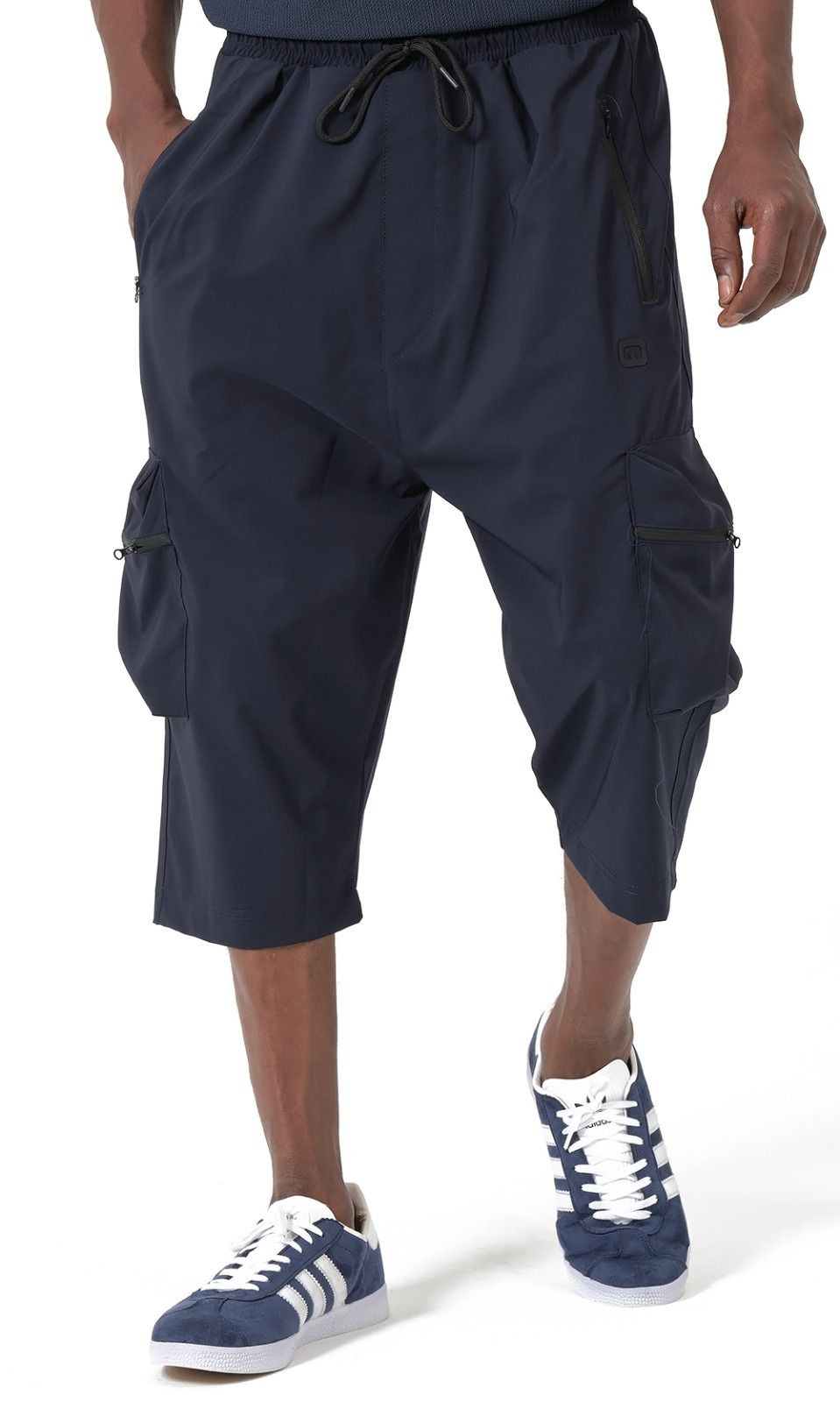 Sarouel Cargo court QTS2004 - bleu marine - Qabail