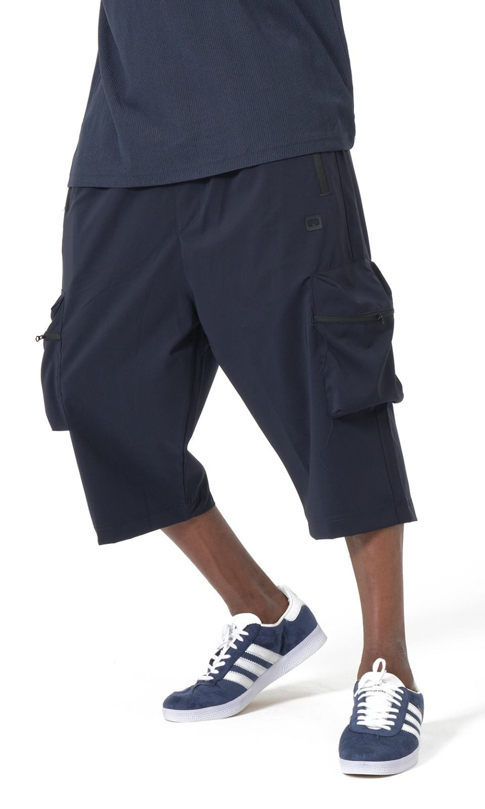 Sarouel Cargo court QTS2004 - bleu marine - Qabail