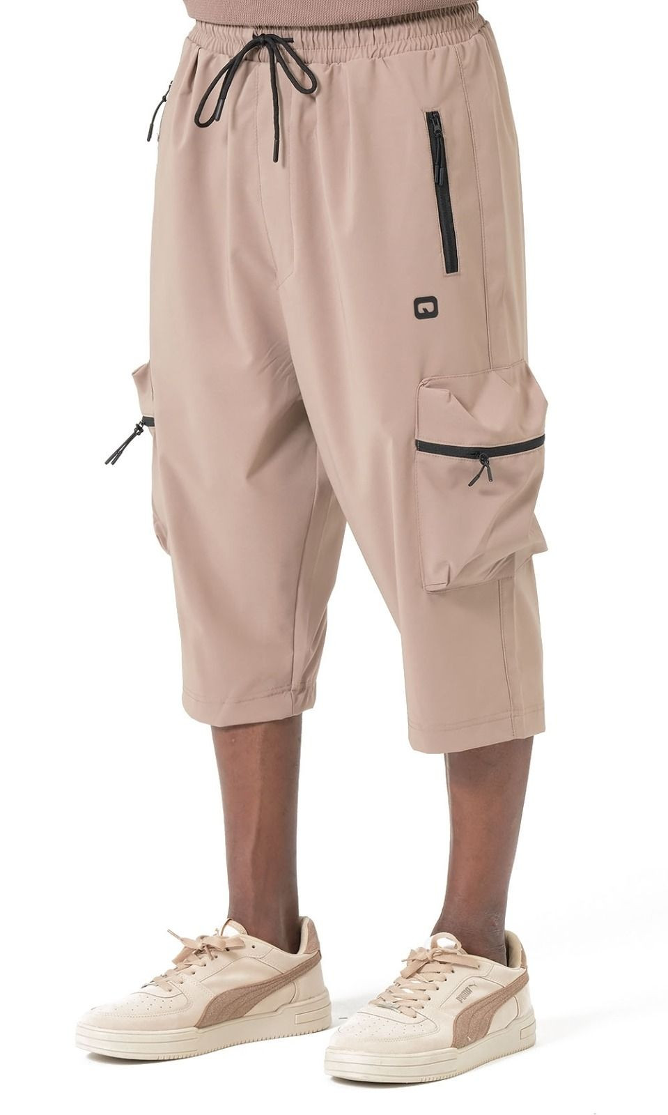 Sarouel Cargo court QTS2004 - beige - Qabail
